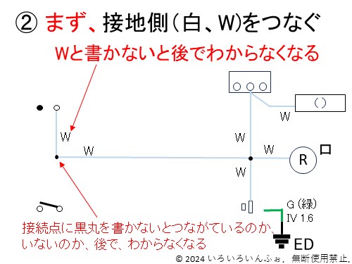 No.3　複線図で線を書く時の注意