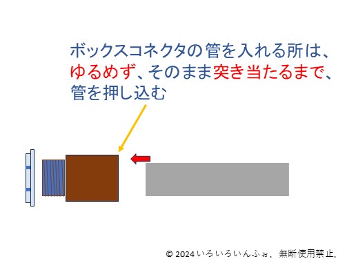 PF管の取り付け方法